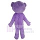 Purple Plush Teddy Bear Mascot Costume Animal