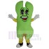 Green Tool Spanner Mascot Costume Cartoon