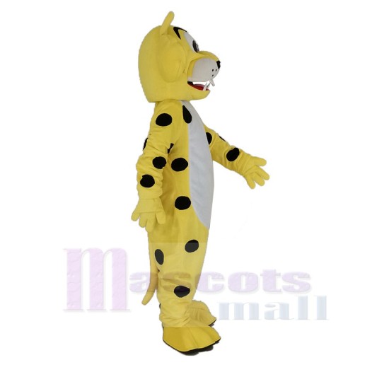 Funny Cheetah with Big Eyes Mascot Costume