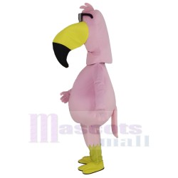 Pink Flamingo Bird Mascot Costume Animal