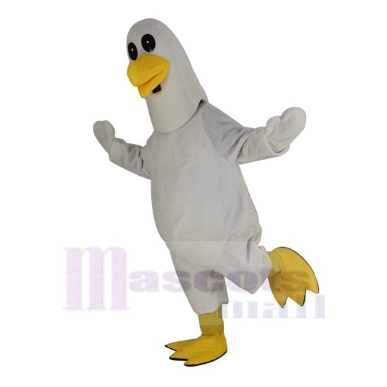 White Seagull Bird Mascot Costume Animal