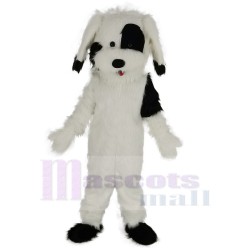 Funny Black and White Dog Mascot Costume Animal