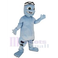Hellblau Verrückter Frosch Maskottchen Kostüm Tier