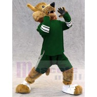 Arizona Coyote Loup Costume de mascotte Animal en maillot vert forêt