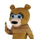 Long Eyelashes Bear Mascot Costume Animal