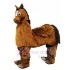 Lindo caballo marrón nuevo para 2 personas Disfraz de mascota