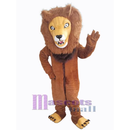 Lion à la crinière fauve Mascotte Costume Animal