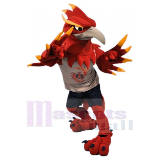 Red Phoenix Mascot Costumes Animal