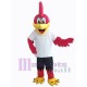 Red Roadrunner in White Shirt Mascot Costume Animal