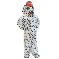 New Dalmatian Fire Dog Mascot Costume with Firemen Hat