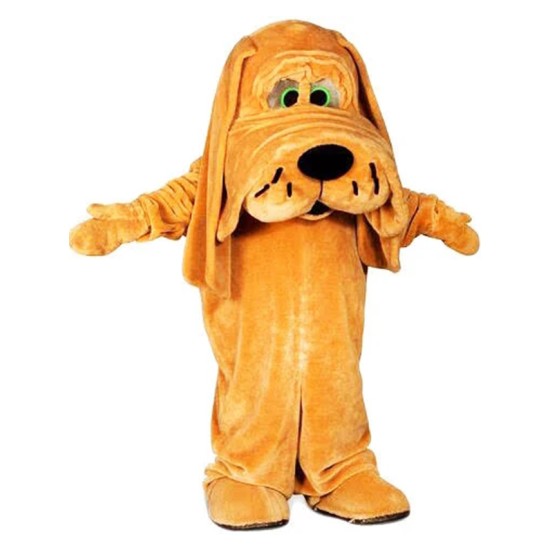 Funny Light Brown Shar Pei Dog Mascot Costume