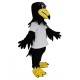 Fierce Falcon Eagle in White T-shirt Mascot Costume