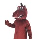 Red Dragon Athlete Mascot Costume Animal