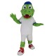 Sport Alligator with Blue Hat Mascot Costume Animal