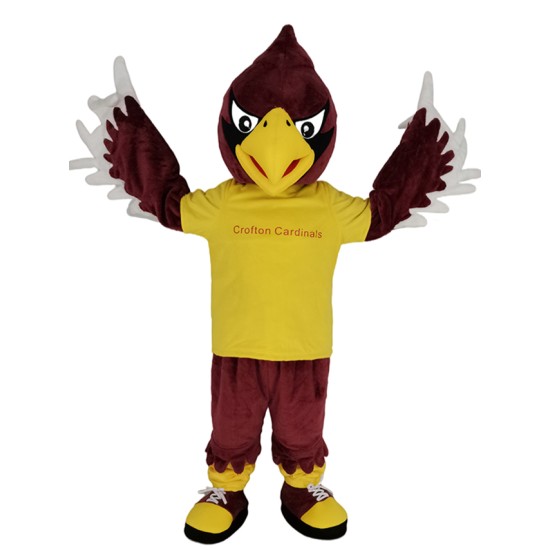 Red Cardinal Bird Player Mascot Costume