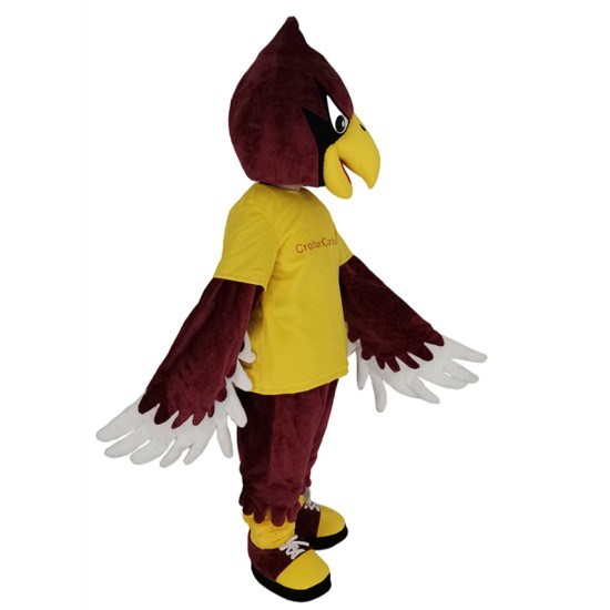 Red Cardinal Bird Player Mascot Costume