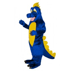 Costume de mascotte de dinosaure bleu Animal