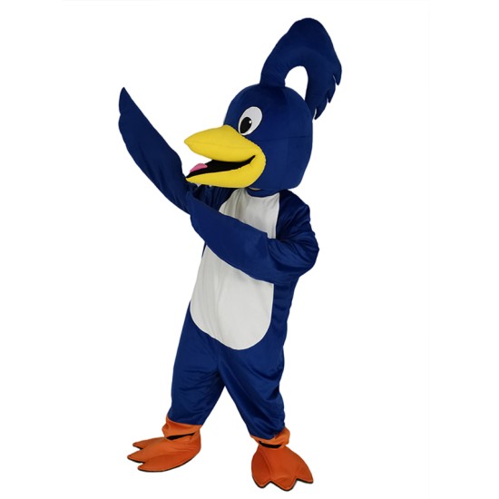 Royal Blue Roadrunner Bird Mascot Costume Animal