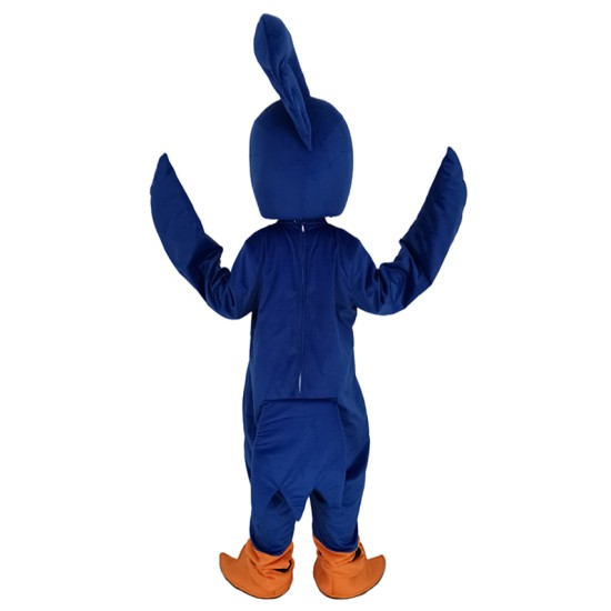 Royal Blue Roadrunner Bird Mascot Costume Animal