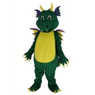 Cute Green Dragon Mascot Costume Animal