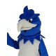 Royal Blue Phoenix Mascot Costume Animal in Black Shorts