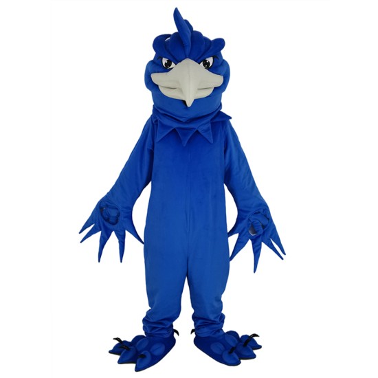 Royal Blue Phoenix Mascot Costume Animal