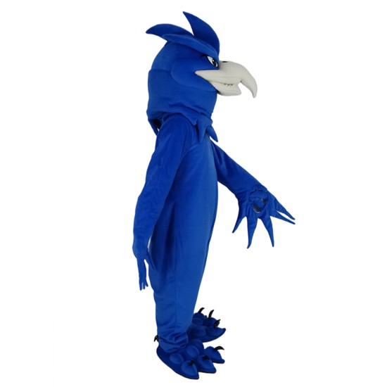 Royal Blue Phoenix Mascot Costume Animal