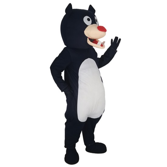 Navy Blue Bear Mascot Costume Animal