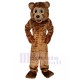 Smiling Brown Bear Mascot Costume with Big Eyes Animal