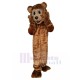 Smiling Brown Bear Mascot Costume with Big Eyes Animal