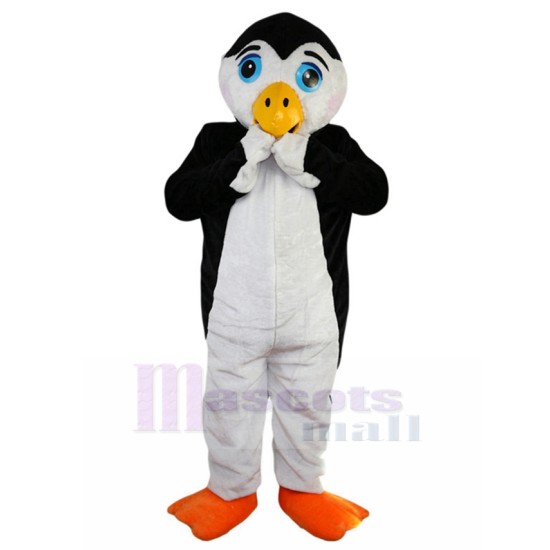 Mr.Penguin Mascot Costume with Blue Eyes Animal