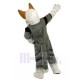 Long Fur Grey Husky Dog Fursuit Mascot Costume Animal