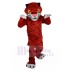 Robust Orange Tiger Mascot Costume with Yellow Eyes Animal