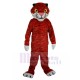 Robust Orange Tiger Mascot Costume with Yellow Eyes Animal