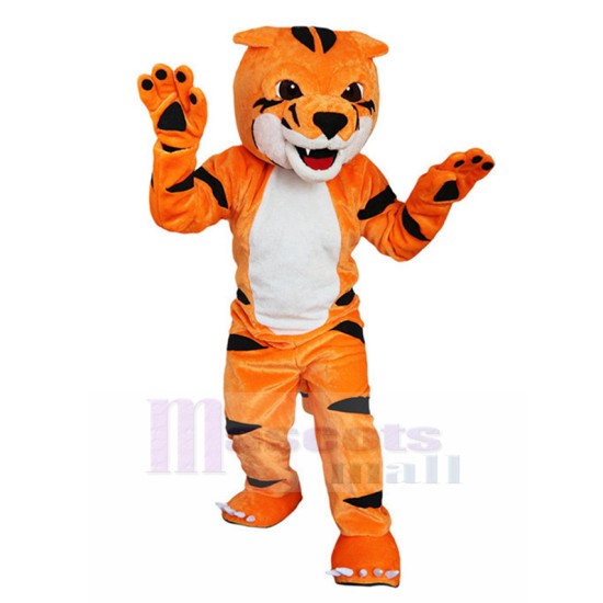 Likable Little Orange Tiger Mascot Costume Animal