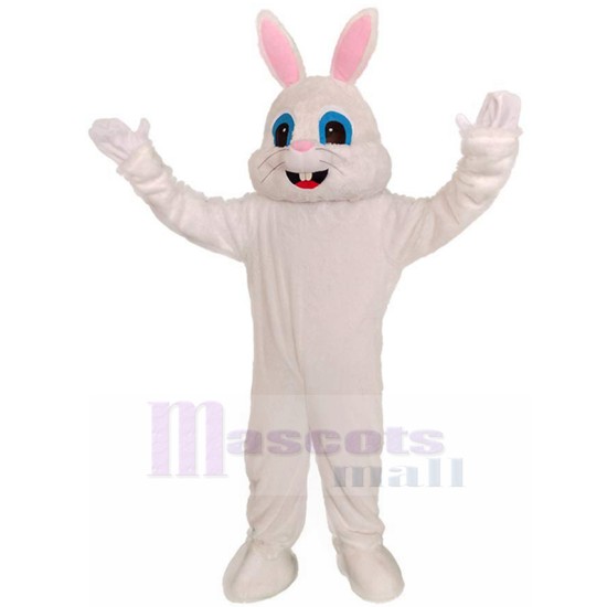 Easter Rabbit Bunny White Rabbit Mascot Costume Adult Size Fancy Dress