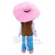 Sheriff Callie White Cat Mascot Costume Cartoon