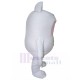 Pink Cat Mascot Costume with White Neko Suit Animal