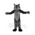 Muscled Grey Wolf Mascot Costume Animal