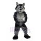 Muscled Grey Wolf Mascot Costume Animal