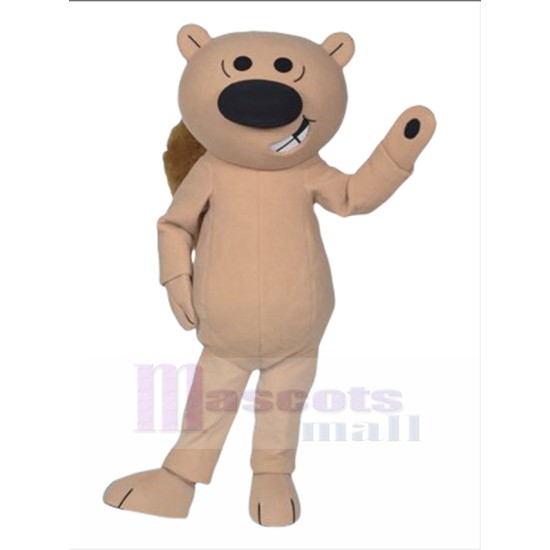 Unlimited Squirrel Khaki Squirrel Mascot Costume Animal