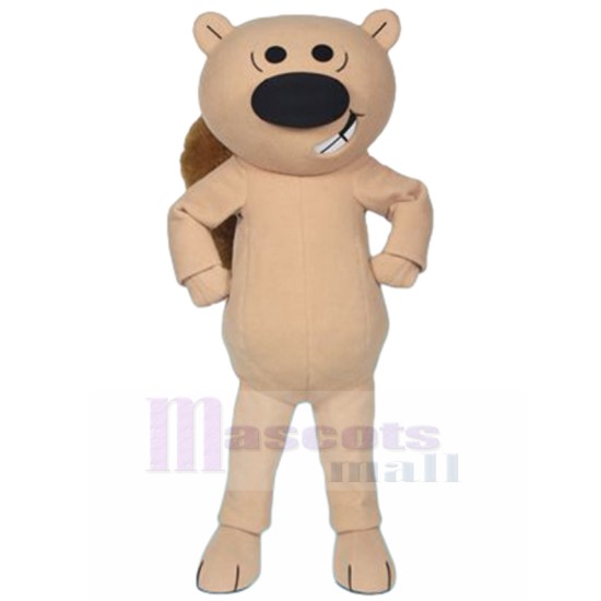 Unlimited Squirrel Khaki Squirrel Mascot Costume Animal