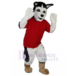 Racing Husky Dog Mascot Costume Animal