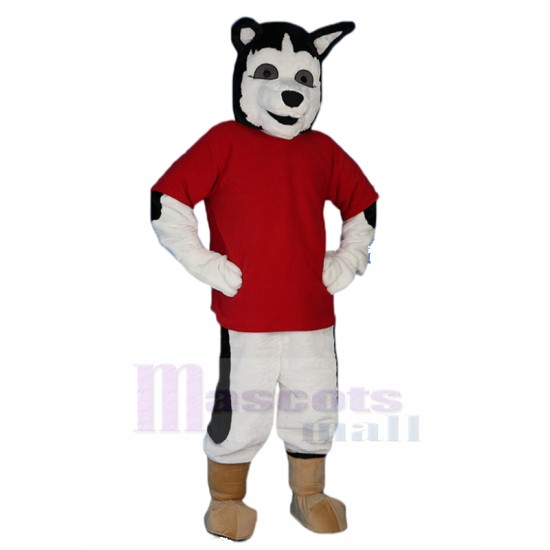 Racing Husky Dog Mascot Costume Animal