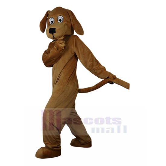 Long Ears Brown Dog Mascot Costume Animal