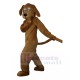 Long Ears Brown Dog Mascot Costume Animal