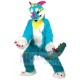 Fleecy Blue Dragon Fantasy Creature Fursuit Mascot Costume Animal