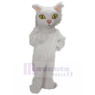 Yellow Eyes Long-haired Persian Cat Mascot Costume Animal