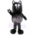 Silly Black and Grey Dog Mascot Costume Animal