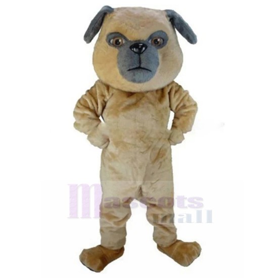 Resentful Pug Dog Mascot Costume Animal